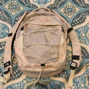Mini Northface Backpack Crème and Rose gold